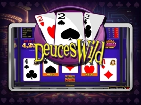 Pyramid Poker: Deuces Wild